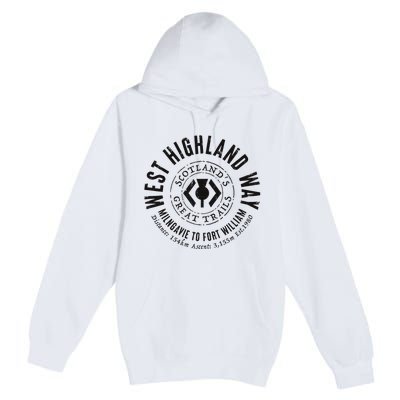 West Highland Way Scotland Great Hikes Premium Pullover Hoodie