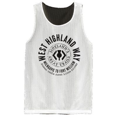 West Highland Way Scotland Great Hikes Mesh Reversible Basketball Jersey Tank