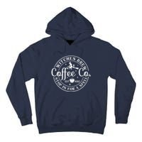 Wo Halloween Witch Motif - Witches Brew Coffee & Co Tall Hoodie