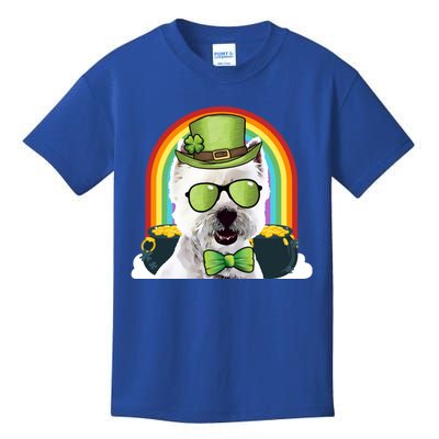 West Highland White Terrier Dog Funny St Patricks Day Gift Kids T-Shirt