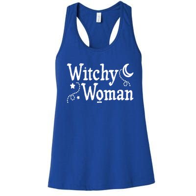 Witchy Halloween Wiccan Follower Pagan Ritual Gift Women's Racerback Tank