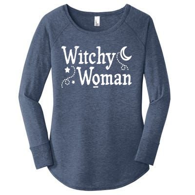 Witchy Halloween Wiccan Follower Pagan Ritual Gift Women's Perfect Tri Tunic Long Sleeve Shirt