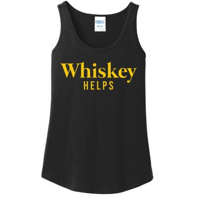 Whiskey Helps Ladies Essential Tank