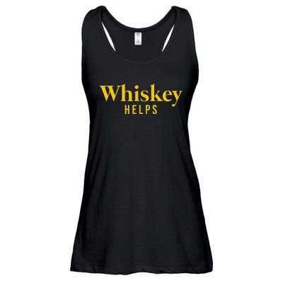 Whiskey Helps Ladies Essential Flowy Tank