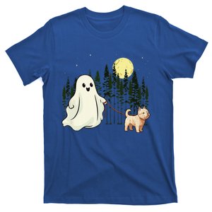 West Highland White Terrier Westie Walking Ghost Halloween T-Shirt