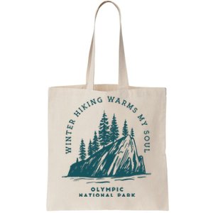 Winter Hiking Warms My Soul Washington State Tote Bag