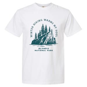 Winter Hiking Warms My Soul Washington State Garment-Dyed Heavyweight T-Shirt