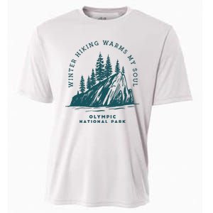 Winter Hiking Warms My Soul Washington State Cooling Performance Crew T-Shirt