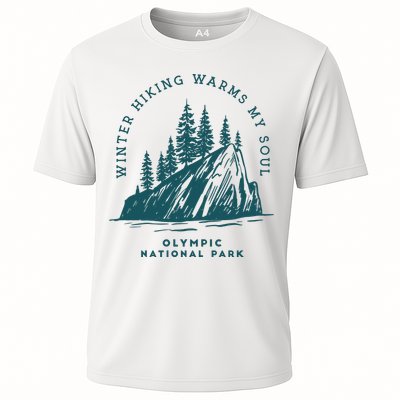 Winter Hiking Warms My Soul Washington State Performance Shirt