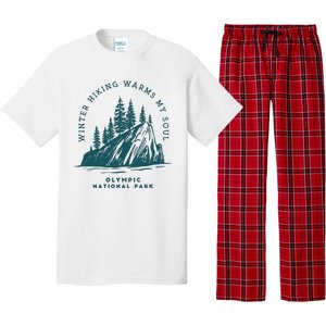 Winter Hiking Warms My Soul Washington State Pajama Set