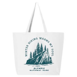 Winter Hiking Warms My Soul Washington State 25L Jumbo Tote