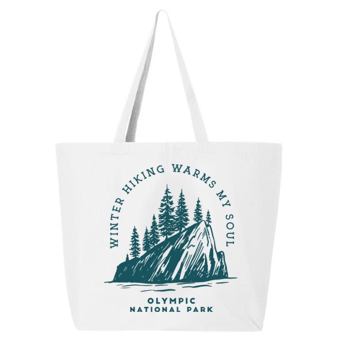 Winter Hiking Warms My Soul Washington State 25L Jumbo Tote