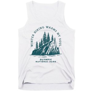 Winter Hiking Warms My Soul Washington State Tank Top