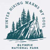 Winter Hiking Warms My Soul Washington State Wool Snapback Cap