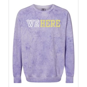 We Here Colorblast Crewneck Sweatshirt