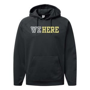 We Here Performance Fleece Hoodie