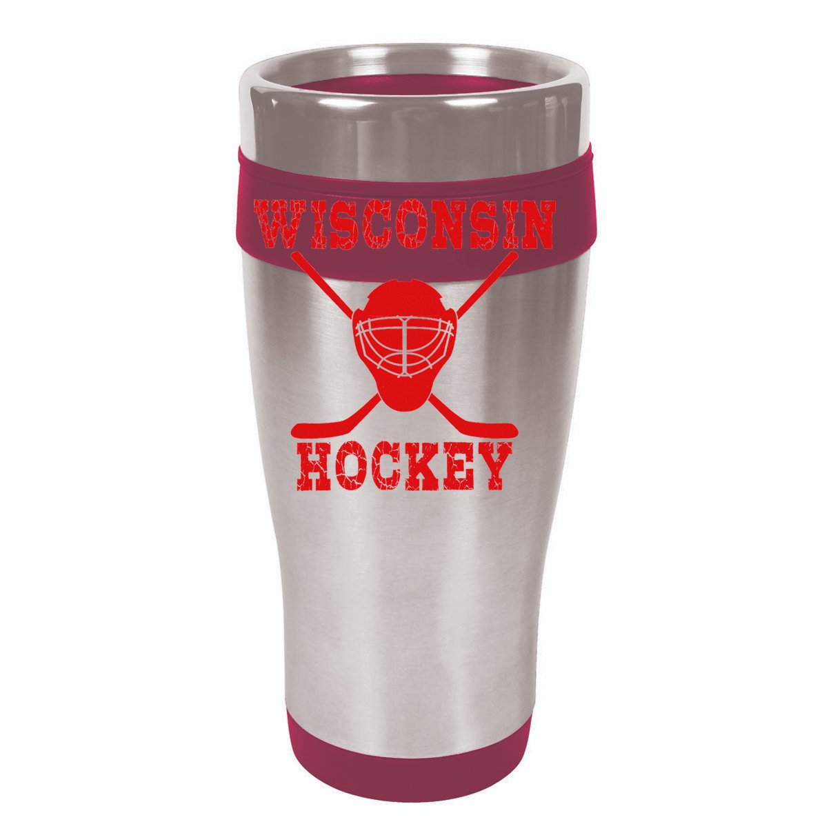 Wisconsin Hockey Sustainable Bucket Hat