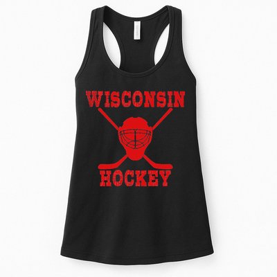 Wisconsin Hockey Womens Tank Top