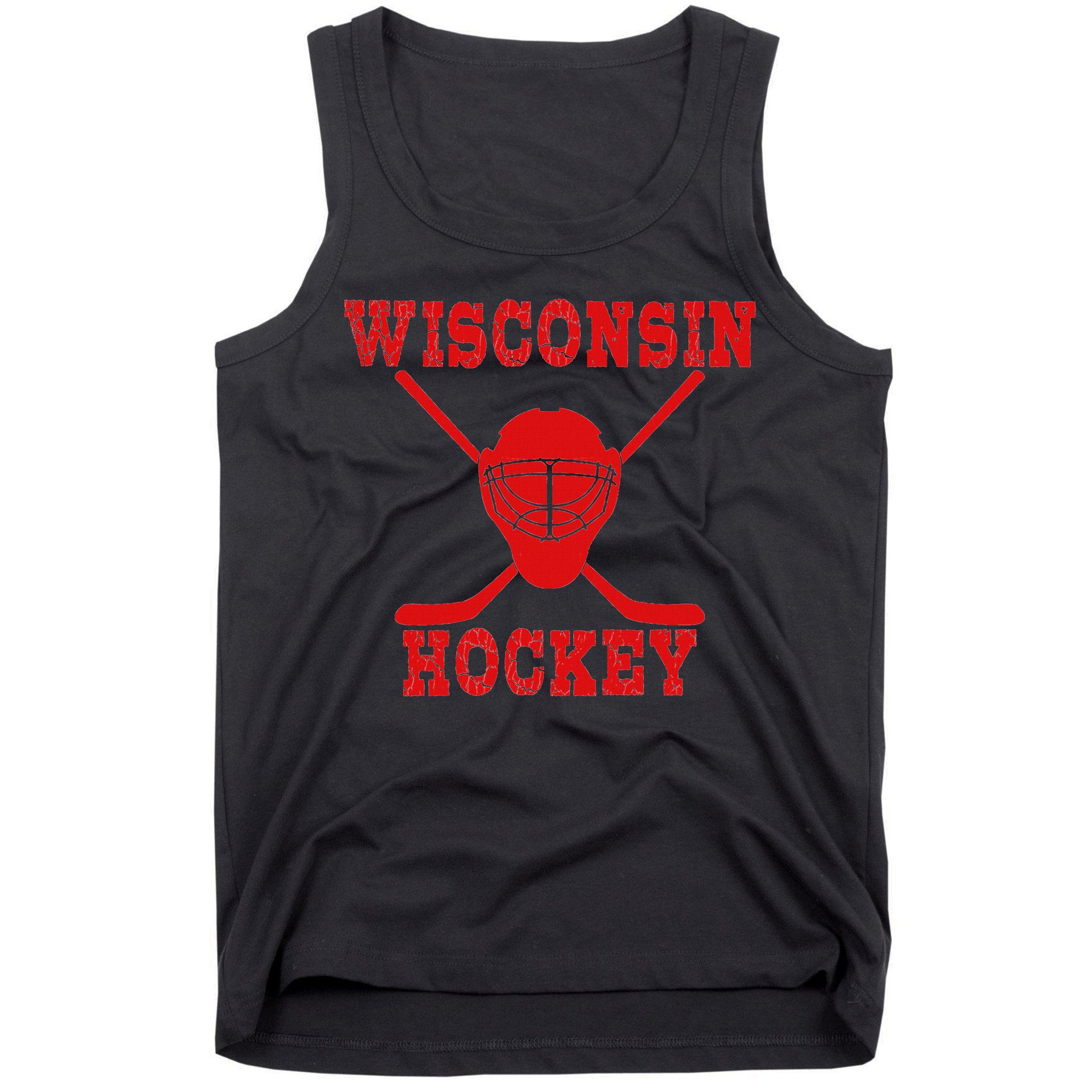 Wisconsin Hockey Tank Top