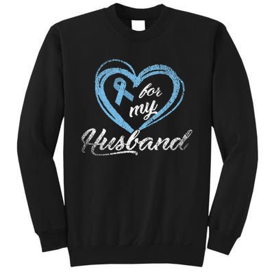 Warrior Husband Wife Gift Idea Prostate Cancer Awareness Sweatshirt