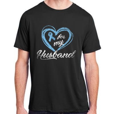 Warrior Husband Wife Gift Idea Prostate Cancer Awareness Adult ChromaSoft Performance T-Shirt