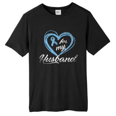 Warrior Husband Wife Gift Idea Prostate Cancer Awareness Tall Fusion ChromaSoft Performance T-Shirt