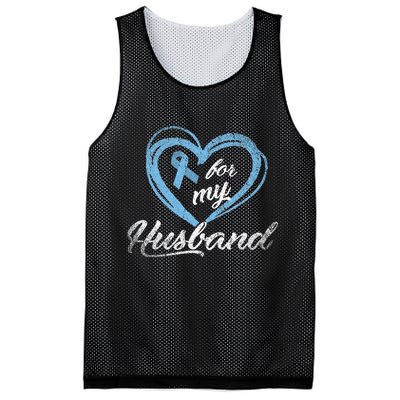 Warrior Husband Wife Gift Idea Prostate Cancer Awareness Mesh Reversible Basketball Jersey Tank