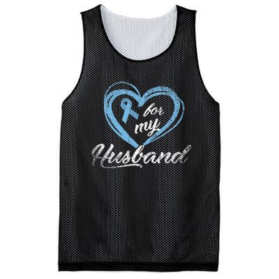 Warrior Husband Wife Gift Idea Prostate Cancer Awareness Mesh Reversible Basketball Jersey Tank