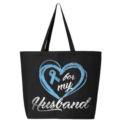 Warrior Husband Wife Gift Idea Prostate Cancer Awareness 25L Jumbo Tote