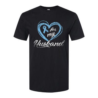 Warrior Husband Wife Gift Idea Prostate Cancer Awareness Softstyle® CVC T-Shirt