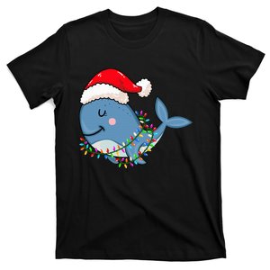 Whimsical Holiday Whale with Festive Hat Perfect for Whale Enthusiasts T-Shirt