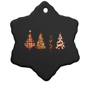 Western Howdy Xmas Tree Lights Christmas Matching Family Ceramic Star Ornament