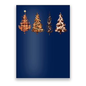 Western Howdy Xmas Tree Lights Christmas Matching Family Poster