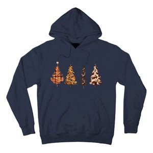 Western Howdy Xmas Tree Lights Christmas Matching Family Tall Hoodie