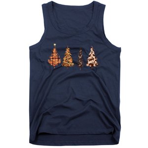 Western Howdy Xmas Tree Lights Christmas Matching Family Tank Top