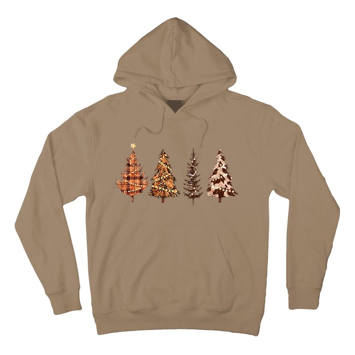 Western Howdy Xmas Tree Lights Christmas Matching Family Hoodie