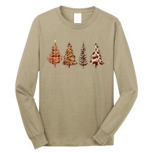 Western Howdy Xmas Tree Lights Christmas Matching Family Long Sleeve Shirt