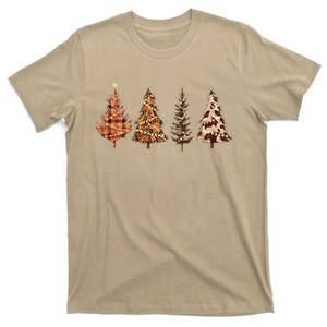 Western Howdy Xmas Tree Lights Christmas Matching Family T-Shirt