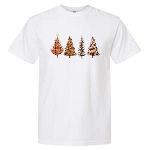 Western Howdy Xmas Tree Lights Christmas Matching Family Garment-Dyed Heavyweight T-Shirt