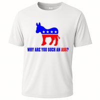 Why Are You Such An Ass? Anti Democrat Liberal - Pro Republican Funny Performance Shirt