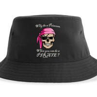 Why Be A Princess When You Can Be A Pirate Sustainable Bucket Hat