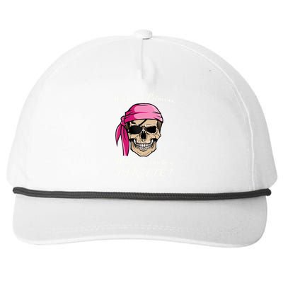 Why Be A Princess When You Can Be A Pirate Snapback Five-Panel Rope Hat