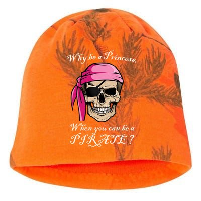 Why Be A Princess When You Can Be A Pirate Kati - Camo Knit Beanie