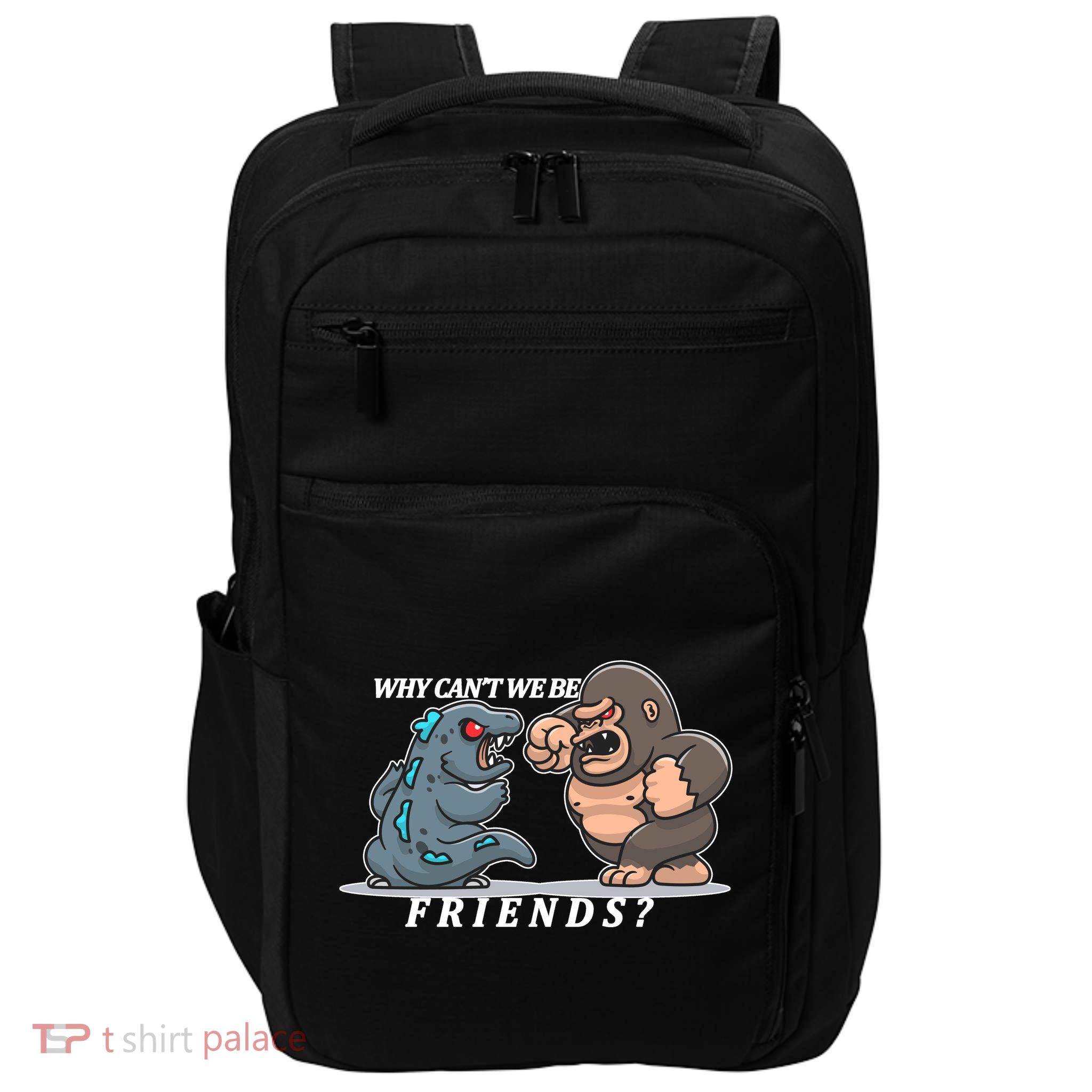 Why Can't We Be Friends Ape Monster Fights Impact Tech Backpack