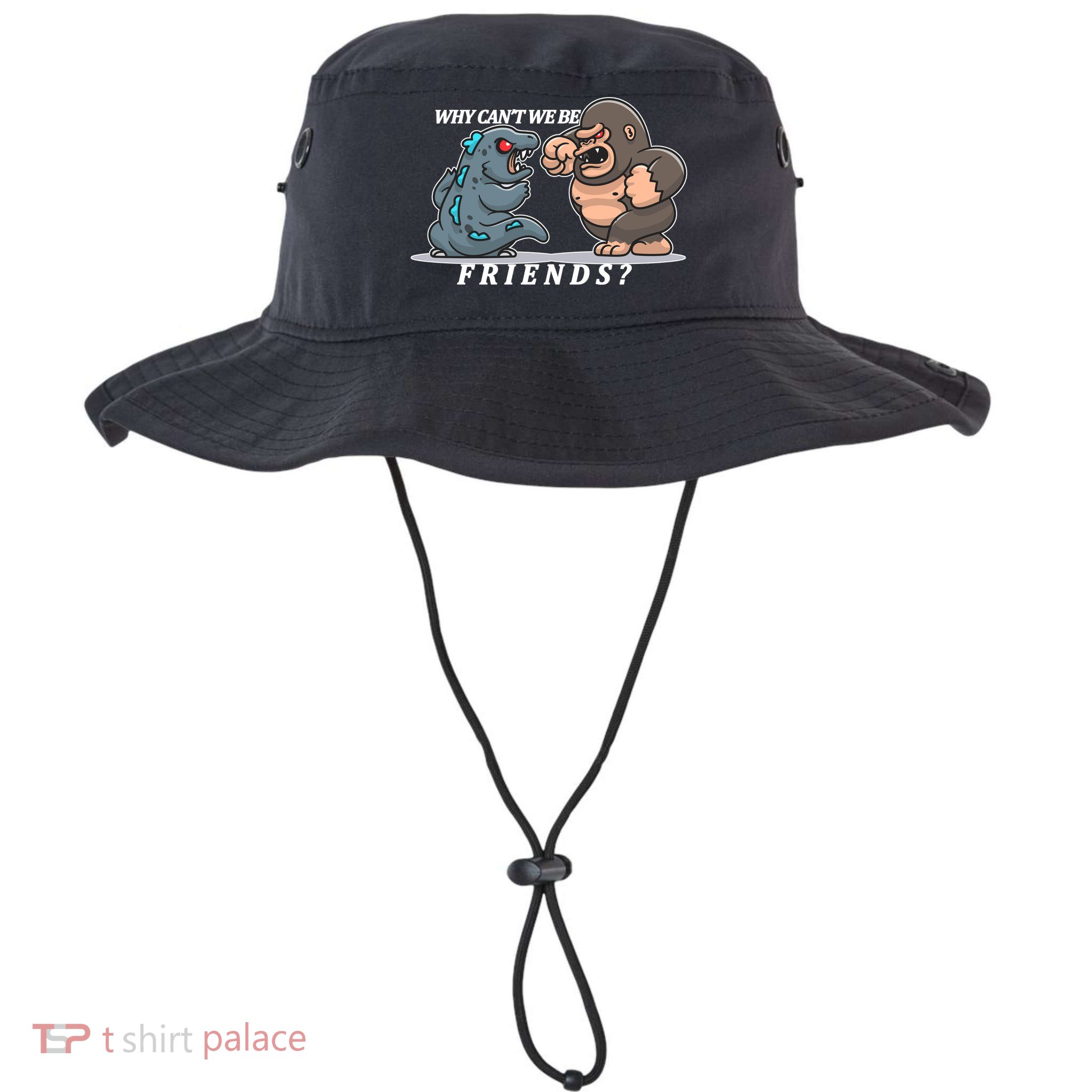 Why Can't We Be Friends Ape Monster Fights Legacy Cool Fit Booney Bucket Hat