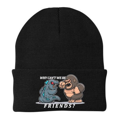 Why Can't We Be Friends Ape Monster Fights Beanie