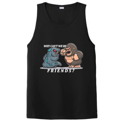 Why Can't We Be Friends Ape Monster Fights PosiCharge Competitor Tank