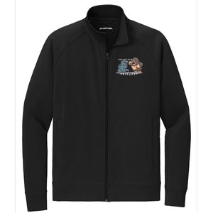 Why Can't We Be Friends Ape Monster Fights Stretch Full-Zip Cadet Jacket