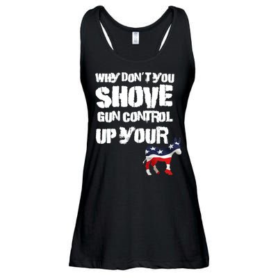 Why Don't You Shove Gun Control Up Your Ladies Essential Flowy Tank