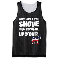 Why Don't You Shove Gun Control Up Your Mesh Reversible Basketball Jersey Tank